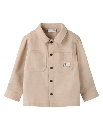 Name it - NMMKristof Overshirt - Sesame